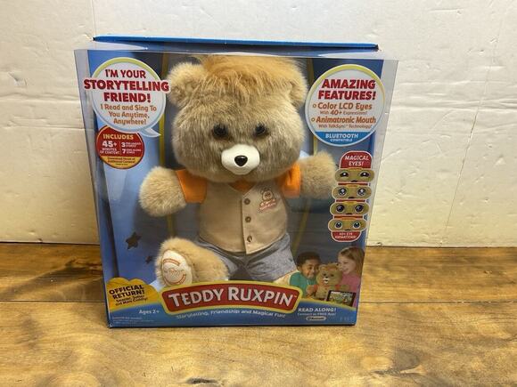 Teddy Ruxpin Other - Teddy Ruxpin Talking Animatronic Bear 2017 LCD Eyes Bluetooth
